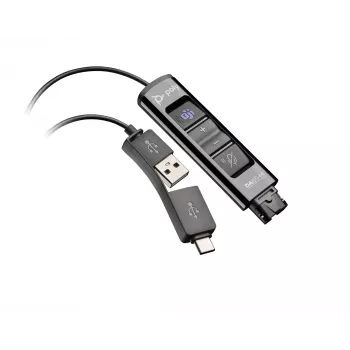HP Poly DA85-M USB į QD juodas adapteris TAA