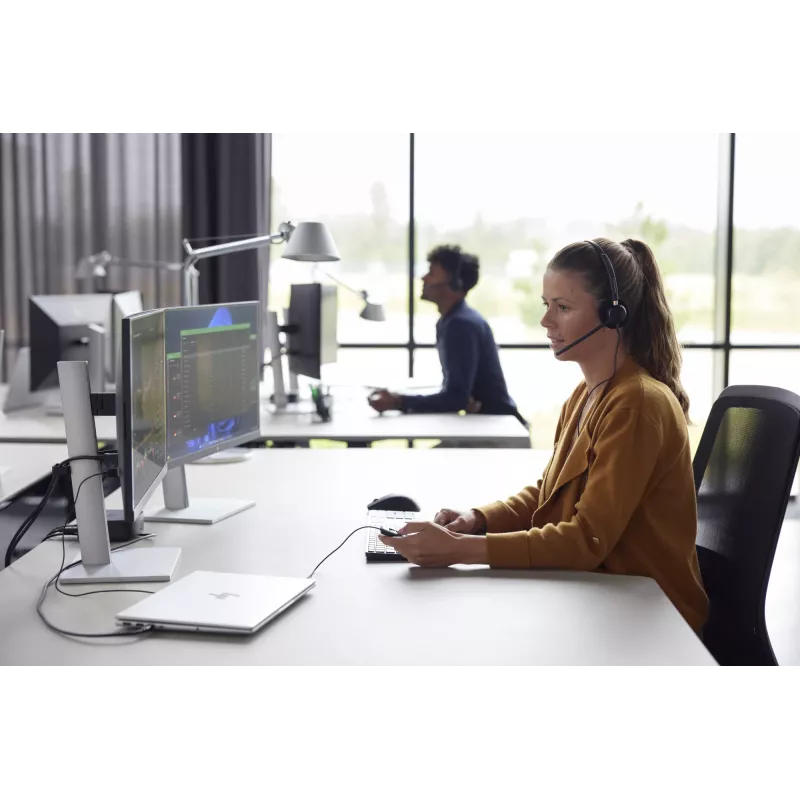 HP Poly EncorePro 525 Microsoft Teams sertifikuotos stereo ausinės su USB-A