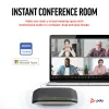 HP Poly Sync 10 garsiakalbio mikrofonas USB-A/USB-C, sidabrinis