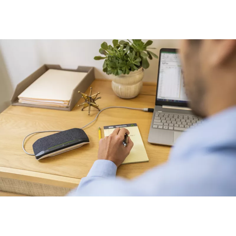 HP Poly Sync 10 garsiakalbio mikrofonas USB-A/USB-C, sidabrinis