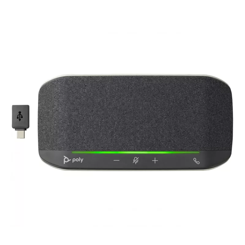HP Poly Sync 10 garsiakalbio mikrofonas USB-A/USB-C, sidabrinis