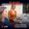 HP Poly Voyager Free 60+ UC anglies juodos spalvos belaidės ausinės + BT700 USB-C adapteris + lietimui jautrus įkrovimo dėklas