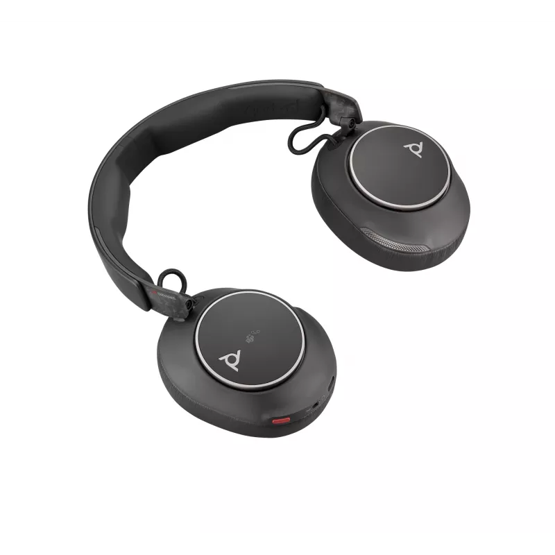 HP Poly Voyager Surround 80 UC belaidės ausinės su USB-C/A adapteriu, sertifikuotos Microsoft Teams