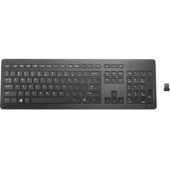 HP Wireless Premium klaviatūra, pilno dydžio, juoda, RF belaidė, membraninė