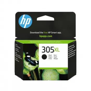 HP 305XL didelės talpos juodi originalūs rašalo kasetė, juoda, 1 vnt., 240 puslapių