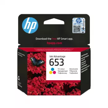 HP 653 Tri-color Original Ink Advantage kasetė