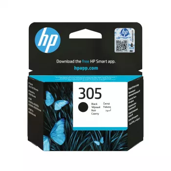 HP 305 Original juoda kasetė, juoda, 1 vnt., 120 puslapių