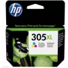 HP 305XL didelės talpos trijų spalvų originali rašalo kasetė