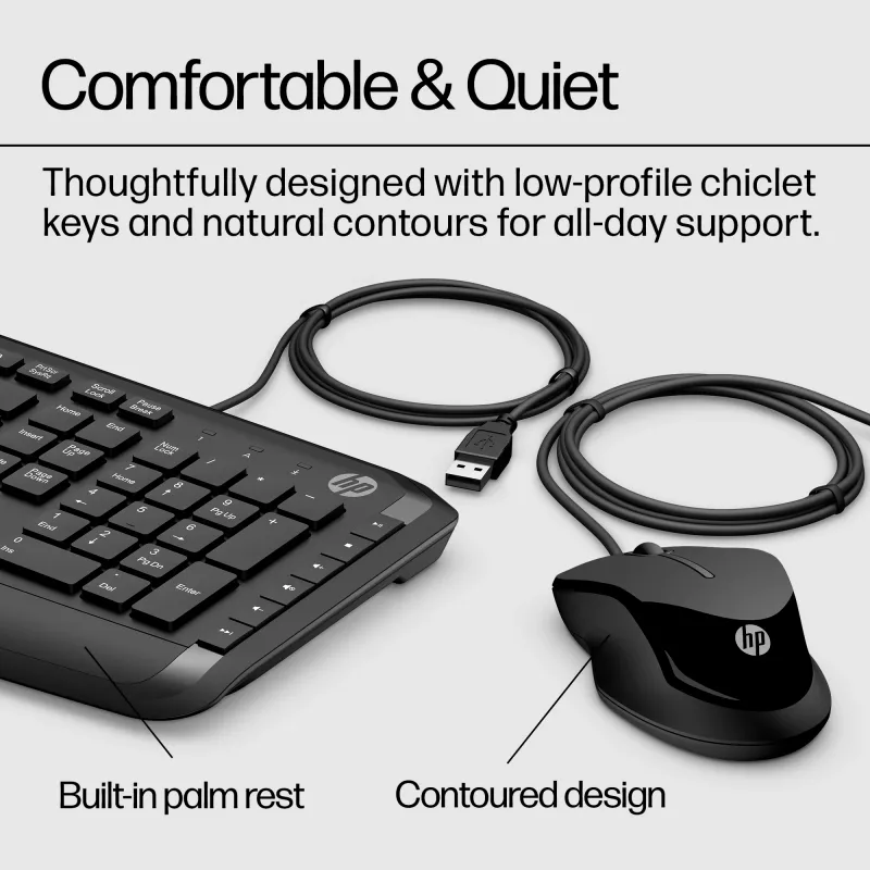 Klaviatūros ir pelės rinkinys HP Pavilion Keyboard and Mouse 200