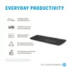 Laidinė pilno dydžio klaviatūra HP 125 — USB, membraninė, juoda