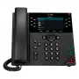 HP Poly VVX 450 IP telefonas, 12 linijų, PoE, juodas, laidinis ragelis, LCD 10,9 cm (4,3 colio)