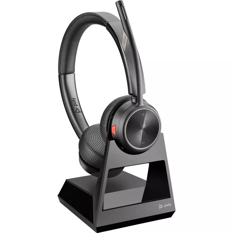HP Poly Savi 7220 Office Binaural belaidis DECT 1880-1900 MHz ausinių rinkinys
