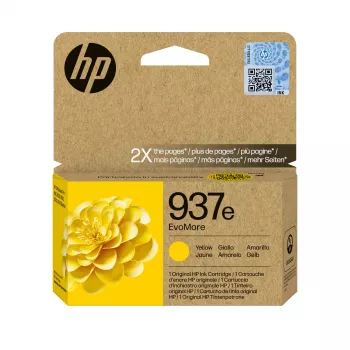 Originali HP 937e EvoMore geltona kasetė