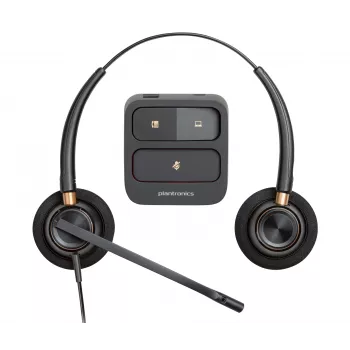 HP Poly EncorePro 520 Binaural ausinės su greitu atjungimu, 74 g, juodos