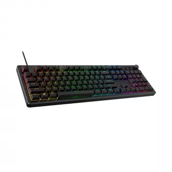 Žaidimų klaviatūra Kingston HP HyperX Alloy Rise 7G7A3AA#ABD — kompaktiška laidinė mechaninė klaviatūra