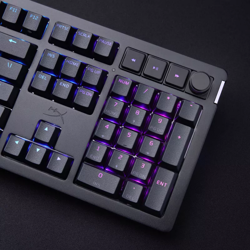 Žaidimų klaviatūra Kingston HP HyperX Alloy Rise 7G7A3AA#ABD — kompaktiška laidinė mechaninė klaviatūra