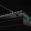 Žaidimų klaviatūra Kingston HP HyperX Alloy Rise 7G7A3AA#ABD — kompaktiška laidinė mechaninė klaviatūra