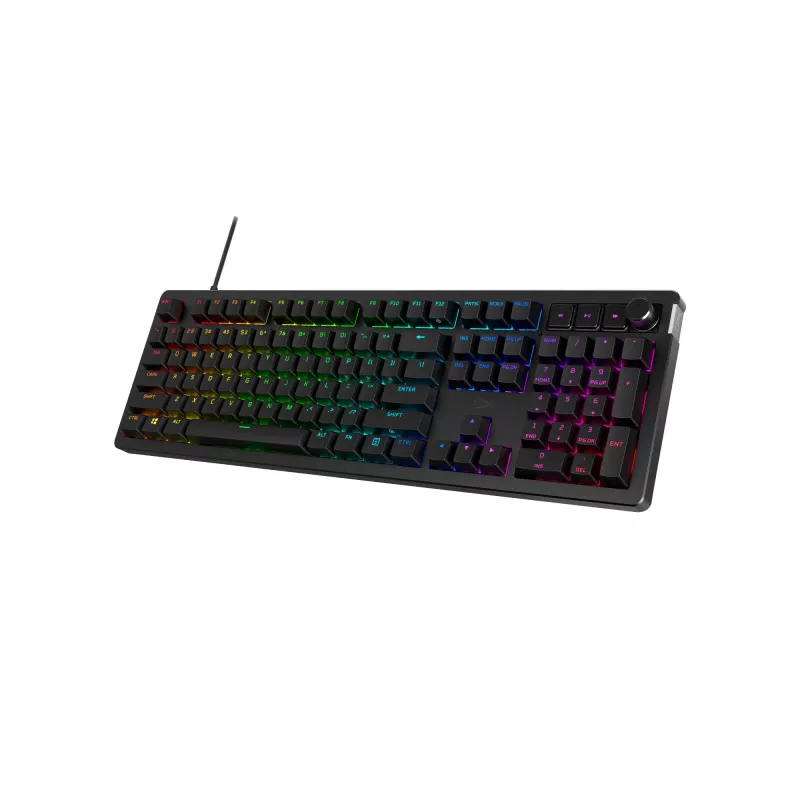 Žaidimų klaviatūra Kingston HP HyperX Alloy Rise 7G7A3AA#ABD — kompaktiška laidinė mechaninė klaviatūra