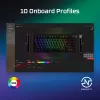 Mechaninė žaidimų klaviatūra Kingston (HyperX) Alloy Rise 75 – kompaktiškas 75% išdėstymas, laidinė, modelis 7G7A4AA#ABD