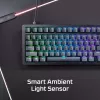 Mechaninė žaidimų klaviatūra Kingston (HyperX) Alloy Rise 75 – kompaktiškas 75% išdėstymas, laidinė, modelis 7G7A4AA#ABD