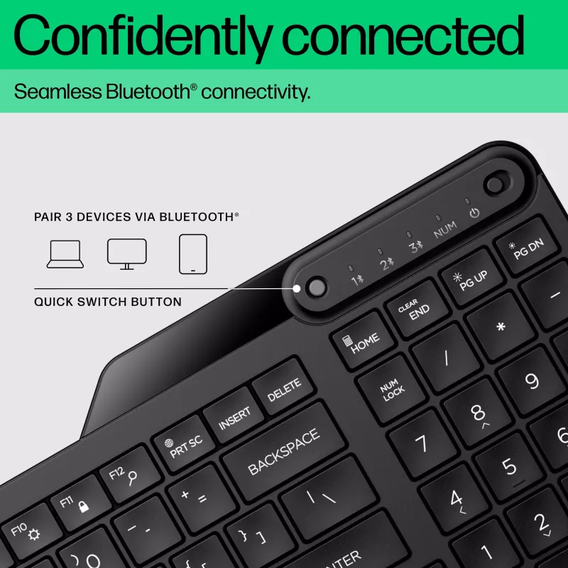 Belaidė klaviatūra HP 460 Multi-Device Bluetooth