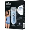 Braun Silk-epil LS 5160 moteriškas skutiklis, mėlynas