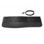 HP 480 Comfort Wired klaviatūra, pilno dydžio, USB, juoda, 1,5 m