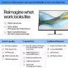 Monitorius HP Series 5 Pro 24 colių WUXGA - 524pn, 61 cm (24 colių), WUXGA, LCD, 5 ms, Juodas (atnaujinta prekė)