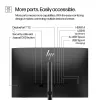 Monitorius HP Series 5 Pro 24 colių WUXGA - 524pn, 61 cm (24 colių), WUXGA, LCD, 5 ms, Juodas (atnaujinta prekė)
