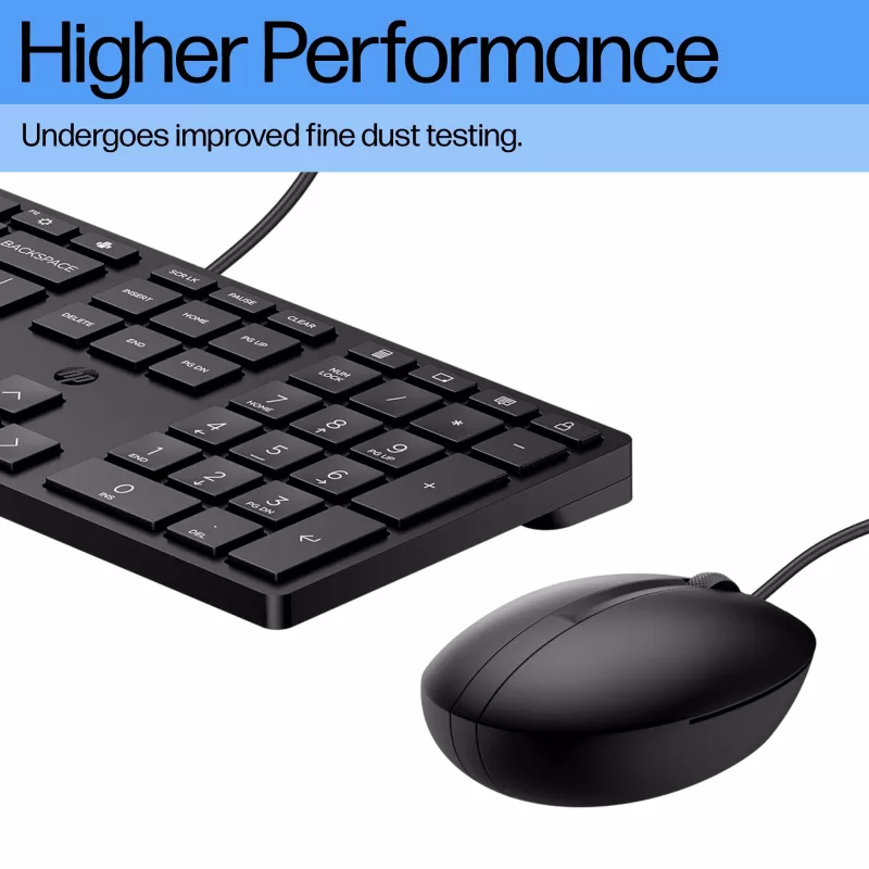 HP Wired Desktop 320MK klaviatūros ir pelės rinkinys