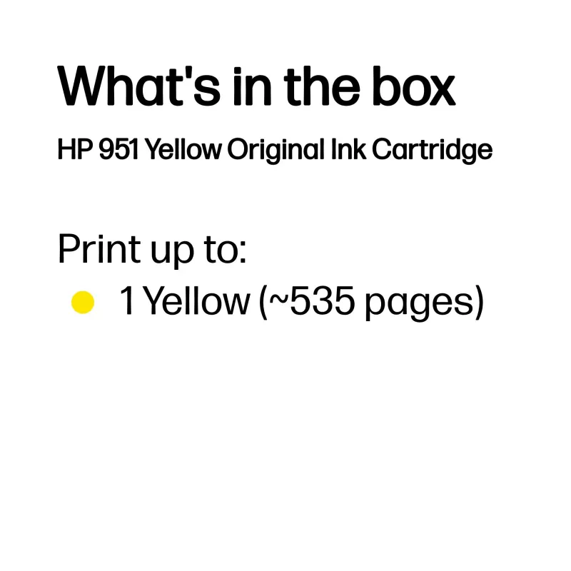 HP 951 geltona originali rašalo kasetė