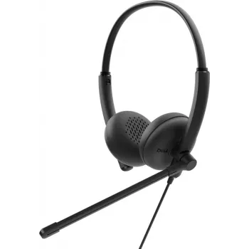 DELL WH125 Ausinės laidinės ant galvos, biuro/skambučių centrui, USB-A, juodos