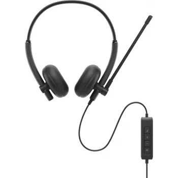 DELL WH125 Ausinės laidinės ant galvos, biuro/skambučių centrui, USB-A, juodos