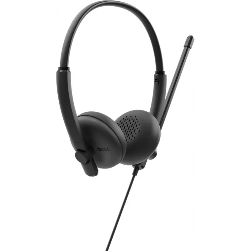 DELL WH125 Ausinės laidinės ant galvos, biuro/skambučių centrui, USB-A, juodos
