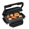 Kontaktinė grilio keptuvė Tefal GC7148 – 2000 W, nerūdijančio plieno korpusas, stačiakampė, reguliuojamas termostatas, grotelės viršuje, 365×365×175 mm