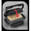 Kontaktinė grilio keptuvė Tefal GC7148 – 2000 W, nerūdijančio plieno korpusas, stačiakampė, reguliuojamas termostatas, grotelės viršuje, 365×365×175 mm
