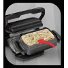 Kontaktinė grilio keptuvė Tefal GC7148 – 2000 W, nerūdijančio plieno korpusas, stačiakampė, reguliuojamas termostatas, grotelės viršuje, 365×365×175 mm