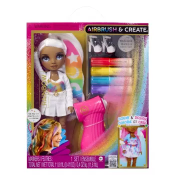 Rainbow High Oro Teptukas & Kurk Mados Lėlė - Pilkos Akys
