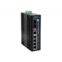 LevelOne IES-0600 Pramoninis 6 prievadų Gigabit jungiklis su 1 x SFP ir 1 x SFP/RJ45 Combo, -40°C iki 75°C, DIN bėgelis