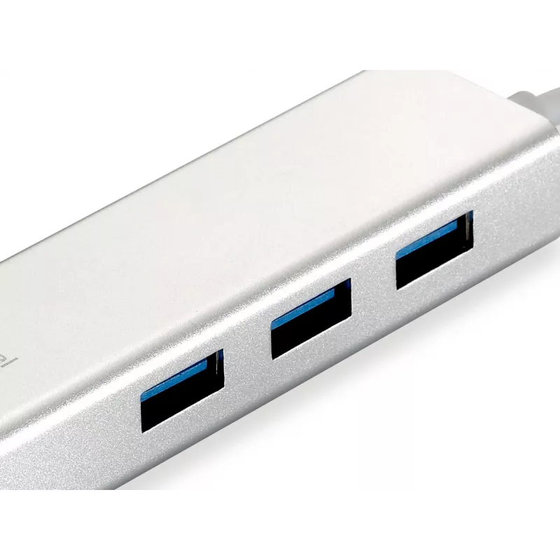 LevelOne USB-0503 USB tinklo adapteris su 3 prievadų USB 3.0 šakotuvu