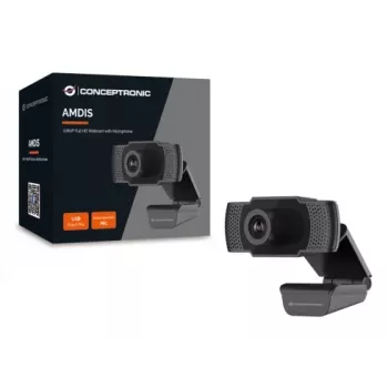 Vaizdo kamera Conceptronic AMDIS 1080P Full HD su mikrofonu, 2 MP, 1920 x 1080 pikselių, Full HD, 30 kadrų/s, M-JPEG, YUV