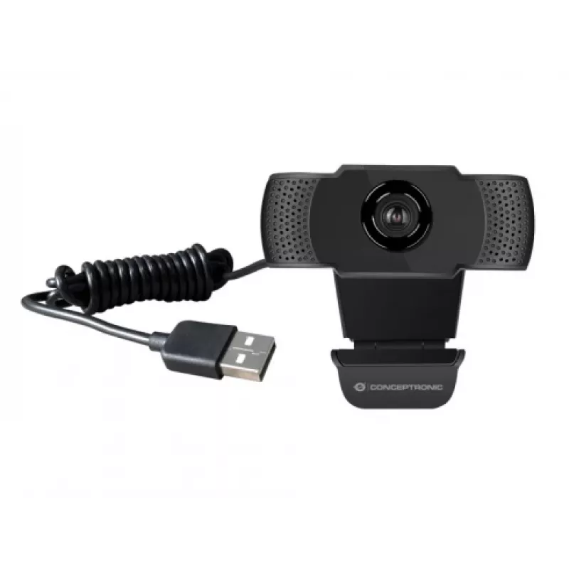 Vaizdo kamera Conceptronic AMDIS 1080P Full HD su mikrofonu, 2 MP, 1920 x 1080 pikselių, Full HD, 30 kadrų/s, M-JPEG, YUV