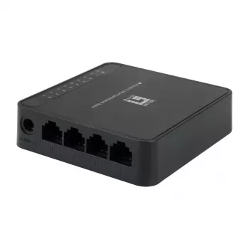LevelOne FEU-0812 tinklo jungiklis Nevaldomas Fast Ethernet (10/100) Juoda