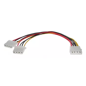 InLine vidinis maitinimo Y laidas 1x 5.25 colio Molex / 2x 5.25 colio Molex 0,20 m
