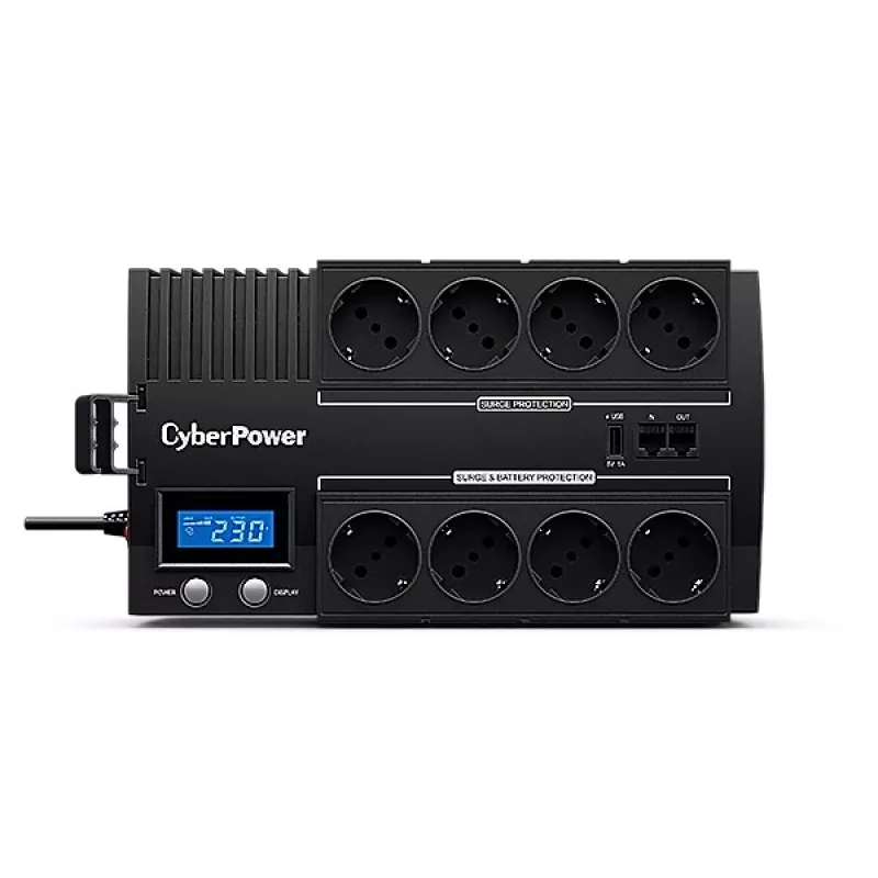 Nepertraukiamo maitinimo šaltinis CyberPower BR1200ELCD linijinis-interaktyvus 1,2 kVA 720 W 8 AC lizdai