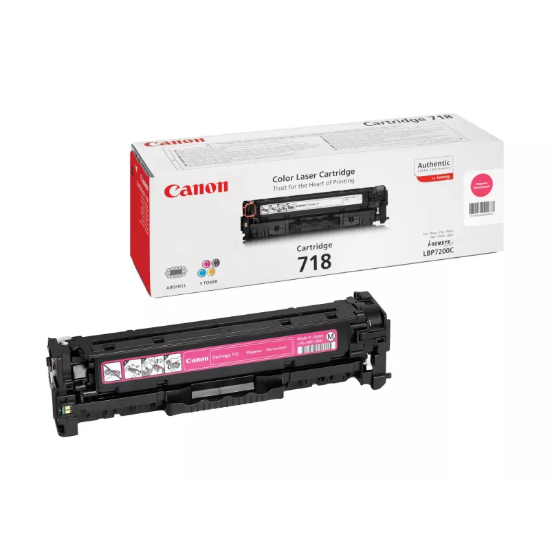 Toner Canon 718M 2660B002 – Magenta, 2900 puslapių