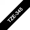Laminuota juosta Brother TZe345 18 mm balta ant juodos