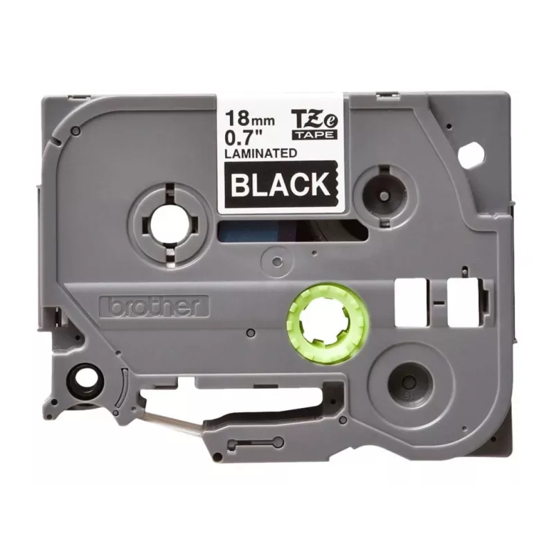 Laminuota juosta Brother TZe345 18 mm balta ant juodos