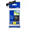 Laminuota juosta Brother TZe345 18 mm balta ant juodos