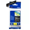 Juosta etiketėms Brother TZe355 24mm balta ant juodo